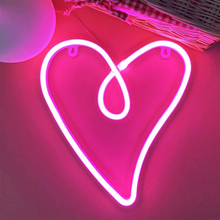 Knot Heart Neon LED Night Lights Wall Sign