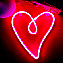 Knot Heart Neon LED Night Lights Wall Sign