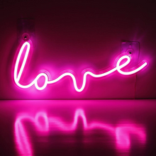 Love (Long) Neon LED Night Lights Wall Sign