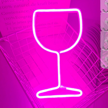 Wine Neon LED Night Lights Wall Sign