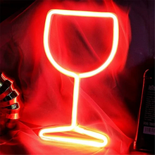 Wine Neon LED Night Lights Wall Sign