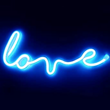 Love (Long) Neon LED Night Lights Wall Sign