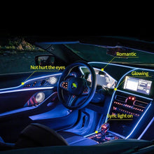 Car Interior LED Decorative Wiring Neon Strip For Car - Red