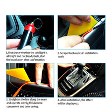 Car Interior LED Decorative Wiring Neon Strip For Car - Red