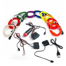 Car Interior LED Decorative Wiring Neon Strip For Car - Red