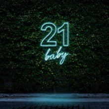 21 Baby NEON LED Lights Wall Sign