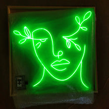 Nature Face NEON LED Light