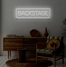 Backstage NEON LED Light Wall Sign