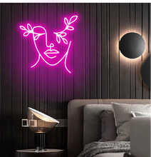 Nature Face NEON LED Light