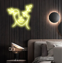 Nature Face NEON LED Light