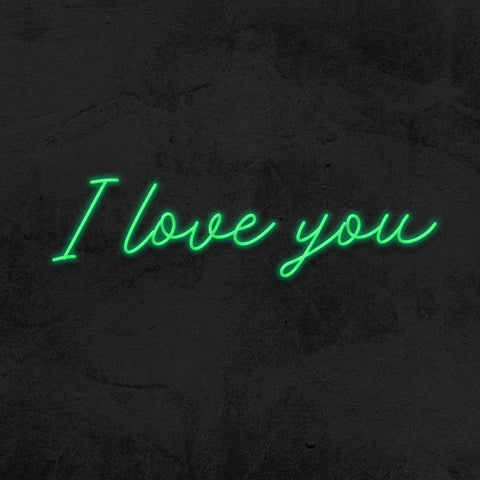 I Love You NEON LED Light Wall Sign