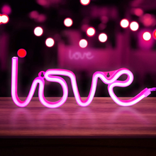 Love (Handwritten) Neon LED Night Lights Wall Sign