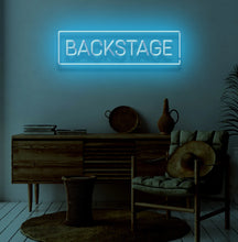 Backstage NEON LED Light Wall Sign