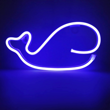 Whale Neon LED Night Lights Wall Sign