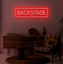 Backstage NEON LED Light Wall Sign