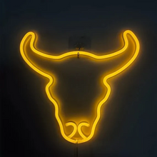 Bull Neon LED Night Lights Wall Sign