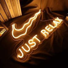 Just Relax Peace NEON LED Light Wall Sign