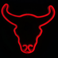 Bull Neon LED Night Lights Wall Sign