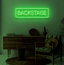 Backstage NEON LED Light Wall Sign