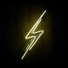 Slim Lightening Bolt Neon LED Night Lights Wall Sign