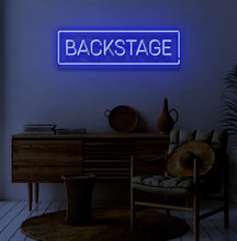 Backstage NEON LED Light Wall Sign