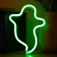 Ghost Neon LED Night Lights Wall Sign