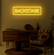 Backstage NEON LED Light Wall Sign