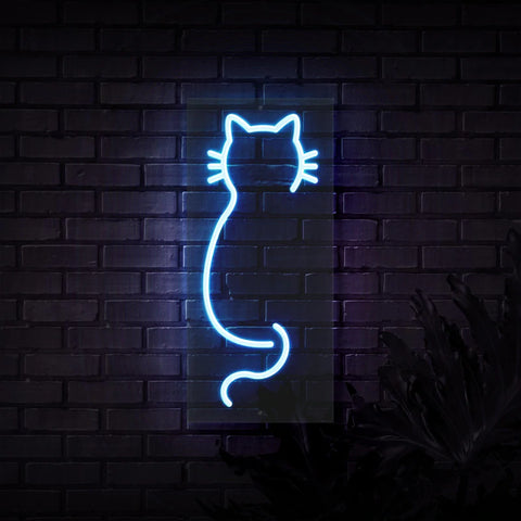 Cat NEON LED Light Wall Sign