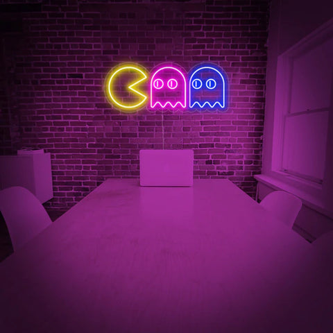 Gamer Ghost NEON LED Light Wall Sign