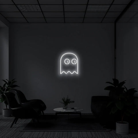 Gamer Ghost NEON LED Light Wall Sign