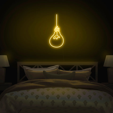 Light Bulb NEON LED Light Wall Sign