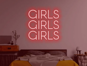 Girls Girls Girls NEON LED Light