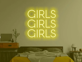 Girls Girls Girls NEON LED Light