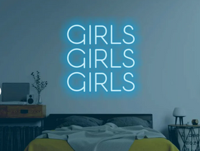 Girls Girls Girls NEON LED Light