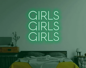 Girls Girls Girls NEON LED Light