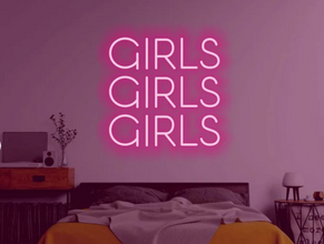 Girls Girls Girls NEON LED Light