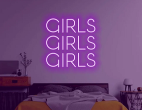 Girls Girls Girls NEON LED Light