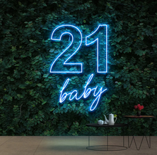 21 Baby NEON LED Lights Wall Sign