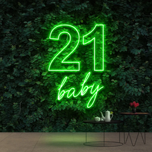 21 Baby NEON LED Lights Wall Sign