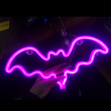 Bat Neon LED Night Lights Wall Sign