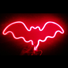 Bat Neon LED Night Lights Wall Sign