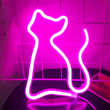 Cat Neon LED Night Lights Wall Sign