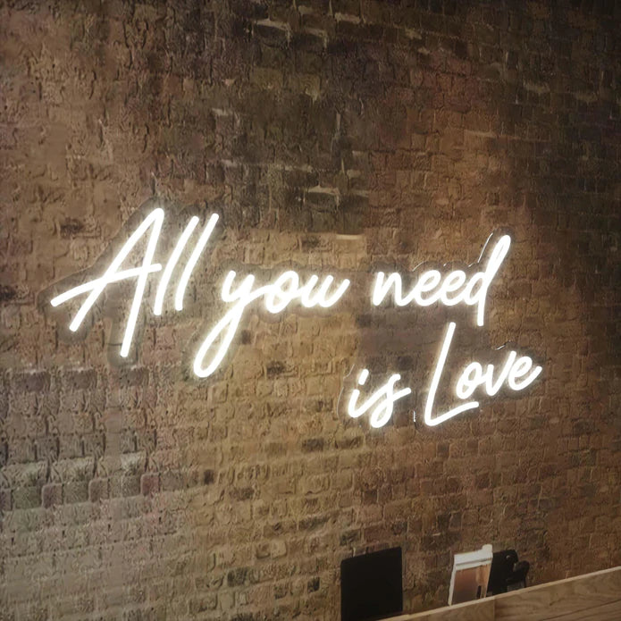 All You Need Is Love NEON LED Lights Wall Sign