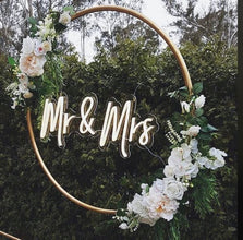 Mr & Mrs NEON LED Light Wall Sign