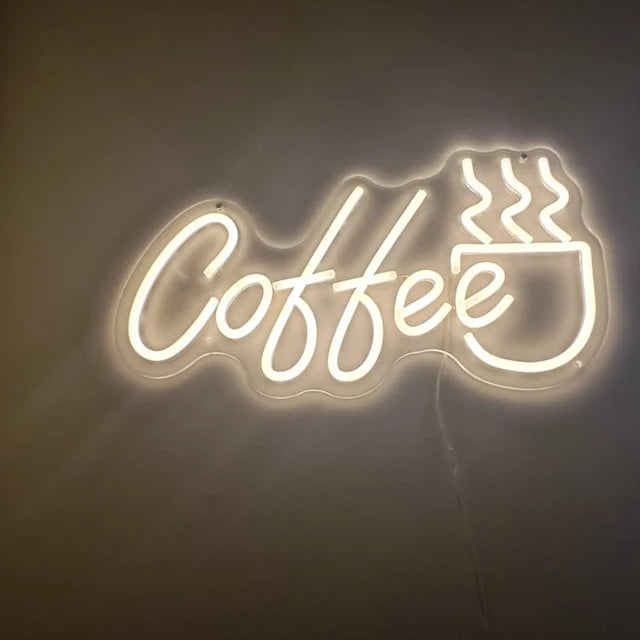 Coffee NEON LED Light Wall Sign