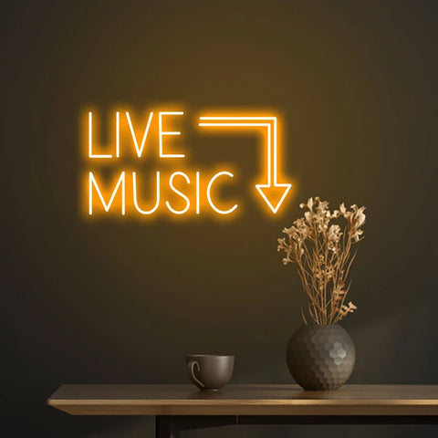 Live Music NEON LED Light