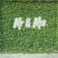 Mr & Mrs NEON LED Light Wall Sign