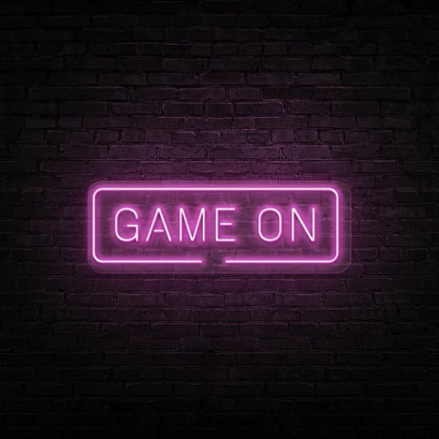 Game On NEON LED Light Wall Sign