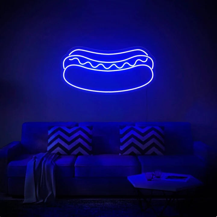 Hot Dog NEON LED Light Wall Sign