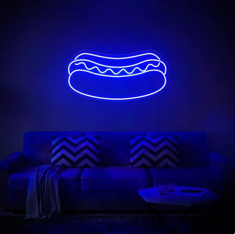 Hot Dog NEON LED Light Wall Sign